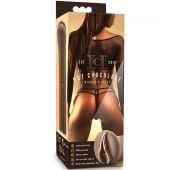 Коричневый мастубратор-вагина Nicole s Kitty - Blush Novelties - в Челябинске купить с доставкой