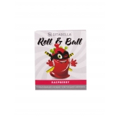 Стимулирующий презерватив-насадка Roll   Ball Raspberry - Sitabella - купить с доставкой в Челябинске