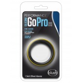 Черно-желтое силиконовое эрекционное кольцо Silicone Go Pro Cock Ring - Blush Novelties - в Челябинске купить с доставкой