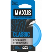 Классические презервативы в железном кейсе MAXUS Classic - 3 шт. - Maxus - купить с доставкой в Челябинске