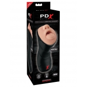 Мастурбатор-ротик Deep Throat Vibrating Stroker - Pipedream - в Челябинске купить с доставкой