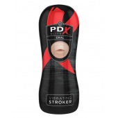 Мастурбатор-ротик Vibrating Oral Stroker - Pipedream - в Челябинске купить с доставкой