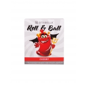 Стимулирующий презерватив-насадка Roll   Ball Cherry - Sitabella - купить с доставкой в Челябинске