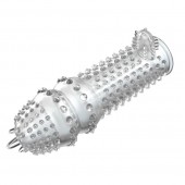 Закрытая прозрачная насадка Crystal sleeve - 14,2 см. - Erowoman-Eroman - в Челябинске купить с доставкой