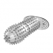 Закрытая прозрачная насадка Crystal sleeve - 12 см. - Erowoman-Eroman - в Челябинске купить с доставкой