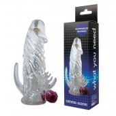 Закрытая прозрачная вибронасадка на пенис Crystal Sleeve Vibe - Erowoman-Eroman - в Челябинске купить с доставкой