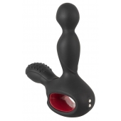 Черный вибромассажер простаты с нагревом и ротацией Prostate Plug - 14,5 см. - Orion - в Челябинске купить с доставкой
