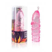 Закрытая рельефная насадка Crystal sleeve snakes в виде змеи с усиками - 14 см. - Erowoman-Eroman - в Челябинске купить с доставкой