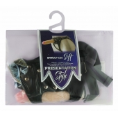 Черный пояс-трусики с двумя насадками Soft-Dolli - 16,5 и 10,5 см. - LOVETOY (А-Полимер) - купить с доставкой в Челябинске