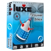 Презерватив LUXE Maxima  Глубинная бомба  - 1 шт. - Luxe - купить с доставкой в Челябинске