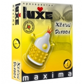 Презерватив LUXE Maxima  Желтый дьявол  - 1 шт. - Luxe - купить с доставкой в Челябинске