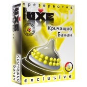 Презерватив LUXE  Exclusive  Кричащий банан  - 1 шт. - Luxe - купить с доставкой в Челябинске