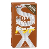Презервативы Sagami Xtreme FEEL UP с точечной текстурой и линиями прилегания - 10 шт. - Sagami - купить с доставкой в Челябинске