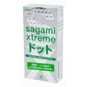 Презервативы Sagami Xtreme Type-E с точками - 10 шт. - Sagami - купить с доставкой в Челябинске