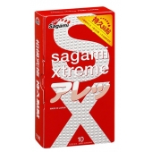Утолщенные презервативы Sagami Xtreme Feel Long с точками - 10 шт. - Sagami - купить с доставкой в Челябинске