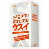 Ультратонкие презервативы Sagami Xtreme SUPERTHIN - 15 шт. - Sagami - купить с доставкой в Челябинске
