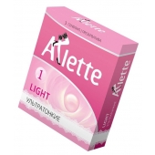 Ультратонкие презервативы Arlette Light - 3 шт. - Arlette - купить с доставкой в Челябинске