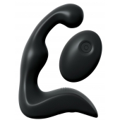 Черный вибромассажер простаты с пультом ДУ Control P-Spot Pro - Pipedream - в Челябинске купить с доставкой