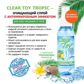 Очищающий спрей для игрушек CLEAR TOY Tropic - 100 мл. - Биоритм - купить с доставкой в Челябинске