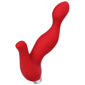 Красный силиконовый вибростимулятор простаты Proman - 12,5 см. - ToyFa - в Челябинске купить с доставкой