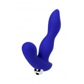 Синий силиконовый вибростимулятор простаты Stroman - 14,5 см. - ToyFa - в Челябинске купить с доставкой