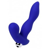 Синий силиконовый вибростимулятор простаты Stroman - 14,5 см. - ToyFa - в Челябинске купить с доставкой