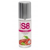 Смазка на водной основе S8 Flavored Lube со вкусом вишни - 125 мл. - Stimul8 - купить с доставкой в Челябинске