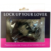 Черные меховые наручники Love с ключиками - Baile - купить с доставкой в Челябинске