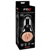 Телесный вибромастурбатор-вагина Cock Compressor Vibrating Stroker - Pipedream - в Челябинске купить с доставкой