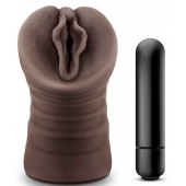Коричневый мастурбатор-вагина Alexis - Blush Novelties - в Челябинске купить с доставкой