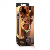 Коричневый мастурбатор-ротик Heather - Blush Novelties - в Челябинске купить с доставкой