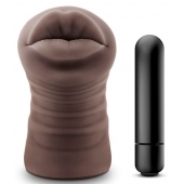 Коричневый мастурбатор-ротик Renee - Blush Novelties - в Челябинске купить с доставкой