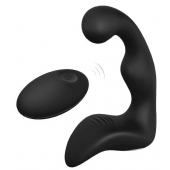 Черный вибромассажер простаты REMOTE BOOTY PLEASER - Dream Toys - в Челябинске купить с доставкой