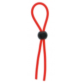 Красное эрекционное лассо с одной бусиной-утяжкой STRETCHY THIN LASSO - Dream Toys - в Челябинске купить с доставкой