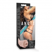 Телесный мастурбатор-ротик Angie - Blush Novelties - в Челябинске купить с доставкой
