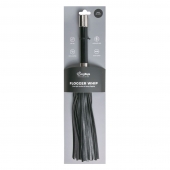 Черная плеть Easytoys Flogger With Metal Grip - 38 см. - Easy toys - купить с доставкой в Челябинске