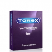 Презервативы Torex  Ультратонкие  - 3 шт. - Torex - купить с доставкой в Челябинске
