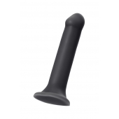 Черный фаллос на присоске Silicone Bendable Dildo XL - 20 см. - Strap-on-me - купить с доставкой в Челябинске