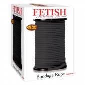 Черная веревка для связывания Bondage Rope - 60,9 м. - Pipedream - купить с доставкой в Челябинске