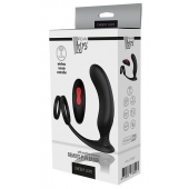 Черный массажер простаты REMOTE P-PLEASER - Dream Toys - в Челябинске купить с доставкой