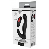 Черный вибромассажер простаты SWIRLING P-PLEASER - Dream Toys - в Челябинске купить с доставкой