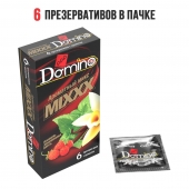 Ароматизированные презервативы DOMINO  Ароматный микс  - 6 шт. - Domino - купить с доставкой в Челябинске