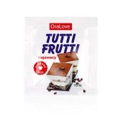 Пробник гель-смазки Tutti-frutti со вкусом тирамису - 4 гр. - Биоритм - купить с доставкой в Челябинске