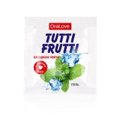 Пробник гель-смазки Tutti-frutti со вкусом мяты - 4 гр. - Биоритм - купить с доставкой в Челябинске