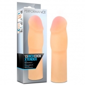 Телесная насадка-удлинитель на пенис PERFORMANCE 1.5INCH COCK XTENDER - 16 см. - Blush Novelties - в Челябинске купить с доставкой