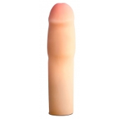 Телесная насадка-удлинитель на пенис PERFORMANCE 1.5INCH COCK XTENDER - 16 см. - Blush Novelties - в Челябинске купить с доставкой