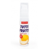 Гель-смазка Tutti-frutti со вкусом сочной дыни - 30 гр. - Биоритм - купить с доставкой в Челябинске