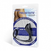 Стимулятор простаты с фиксацией эрекционным кольцом Prostate Gear - BlueLine - в Челябинске купить с доставкой