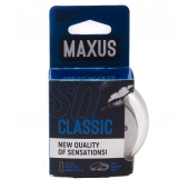 Классические презервативы в пластиковом кейсе MAXUS Classic - 3 шт. - Maxus - купить с доставкой в Челябинске