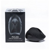 Черный инновационный мужской вибратор PULSE SOLO ESSENTIAL - Hot Octopuss - в Челябинске купить с доставкой